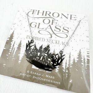 Throne of Glass Sarah J‎ Maas Terrasen Necklace NoOneDesigns Bookish Box